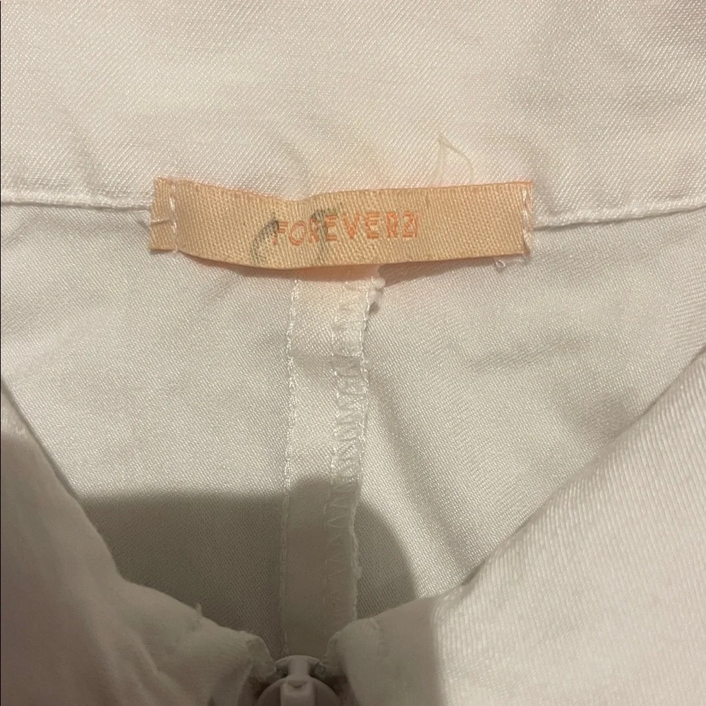 Forever 21 Cream Zip-Up Jacket - Picture 9 of 9